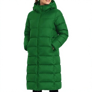 Vêtements de sport décontractés, veste matelassée à capuche, fermeture éclair intégrale, poignets élastiques, résistante à l'eau, imperméable, pour activités, homme/femme - Product Image 1