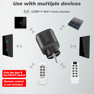 Enchufe Inteligente Tuya, Estándar Europeo, Control Remoto por Wi-Fi, Diseño Universal Abatible de Plástico, 110-240V - Product Image 4