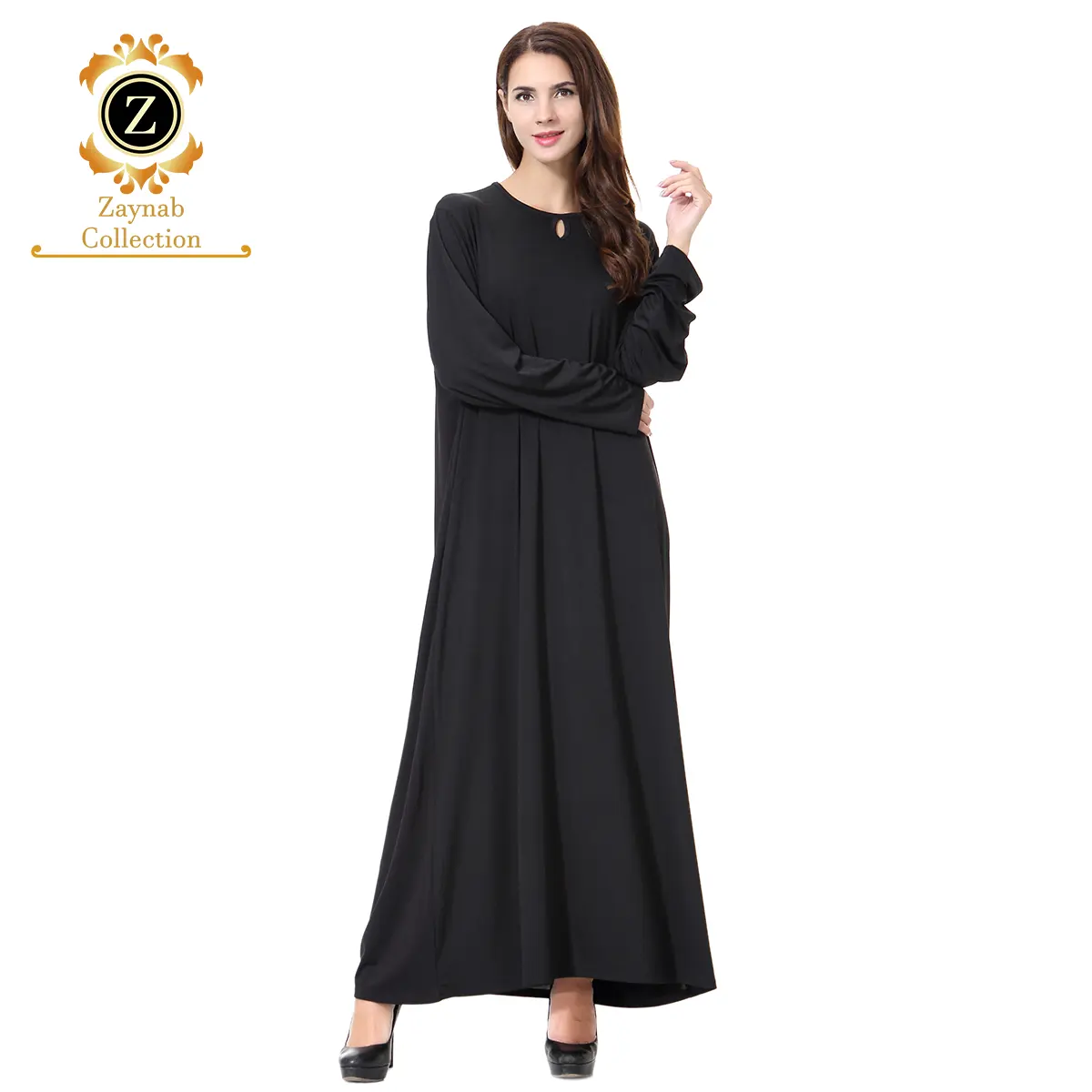 Zaynab Abaya Vrouwen Moslim Jurk Goedkope Leveranciers Oranje Shain Kleding Abaya Vrouwen Moslim Jurk Abaya