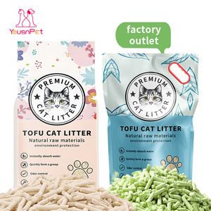 Areia para Gato com Aroma de Chá Verde e Pêssego, 2.0mm, 6L, Formato de Tira, Sem Poeira, Aglomerante, Descartável na Sanita, Areia de Tofu - Product Image 1