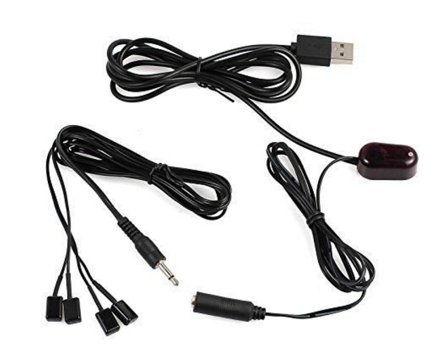 Tool IR Infrared Remote Control Receiver Extender Repeater Emitter USB Adapter Black