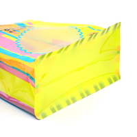 Sachets Mylar à fond plat refermables avec fenêtre pour riz, céréales, snacks, aliments pour animaux – Emballage alimentaire de qualité professionnelle en gros