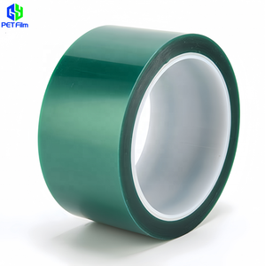 Nastro di poliestere verde per animali domestici ad alta temperatura con adesivo adesivo in <span class=keywords><strong>Silicone</strong></span> <span class=keywords><strong>pellicola</strong></span> di plastica - Product Image 3
