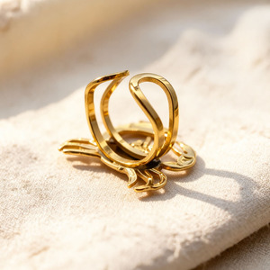 New unique ocean themed stainless steel crab open <b>ring</b> for women fashionable vacation stainless steel <b>ring</b> - Product Image 2
