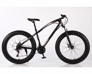 Bicicleta de Montaña con Llantas Gruesas, Cuadro de Acero de <span class=keywords><strong>26</strong></span> Pulgadas, 21 Velocidades, Frenos de Disco, Capacidad de Carga de 150 kg, Bicicleta para Nieve, Venta al Por Mayor - Product Image 1