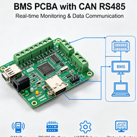 Système de gestion de batterie BMS PCBA 16S 48V LiFePO4 avec équilibrage actif, carte de circuit BMS avec CAN RS485 pour stockage d'énergie