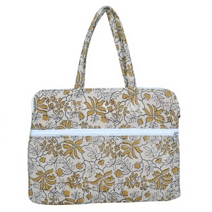 Bohemian Large Cotton Indian Floral Quilted <b>Laptop</b> <b>Backpack</b> Handmade Soft Lightweight Office Use and working women Gift ideas - Product Image 1