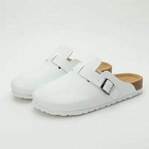 2026 Vente en gros Allemagne Meilleure Qualité Birkentocks Tocks Germany Sandale plate d'extérieur, mule, cuir, daim, semelle en liège, sabot solide - Product Image 4