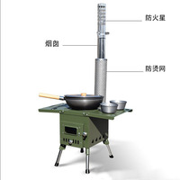 Vente directe en gros de cheminées et accessoires en acier inoxydable TuFeng, étanches, tuyaux à fumée de 60 mm pour le camping et la randonnée en plein air