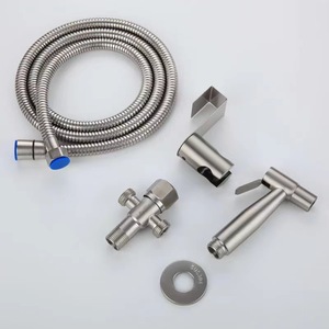 Juego de bidé Bingtao de acero inoxidable 304 con pistola de pulverización de alta presión para inodoro y baño - Product Image 2