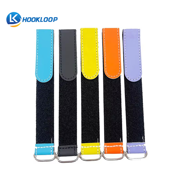 Reverse Hook Loop Strap Colorful Nylon Leather Drone Battery Data Cable Binding Strap Magic Tape for Cable Management