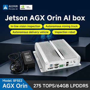 คอมพิวเตอร์อุตสาหกรรม AGX Orin 32GB รุ่น PLink แบบไม่มีพัดลม 8F5E2-Orin 32GB กล่องคอมพิวเตอร์อุตสาหกรรม AI สำหรับการตรวจสอบพลังงาน NV - Product Image 1