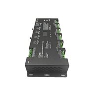 D24A 24CH MAX 2304W tension constante rvb RGBW DMX512 & RDM décodeur DMX maître LED affichage numérique contrôleur de décodeur PWM