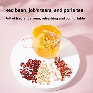 Bolsitas de Té Frío de Frijol Rojo Adzuki y Poria Cocos para Hombres y Mujeres, 10 Paquetes de 6g Cada Uno - Product Image 2