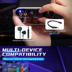 XTUGA PH-3 Interfaz <span class=keywords><strong>de</strong></span> Audio USB Externa Portátil Profesional con Metal+ABS para Transmisión en Vivo, Juegos y Grabación - Product Image 5