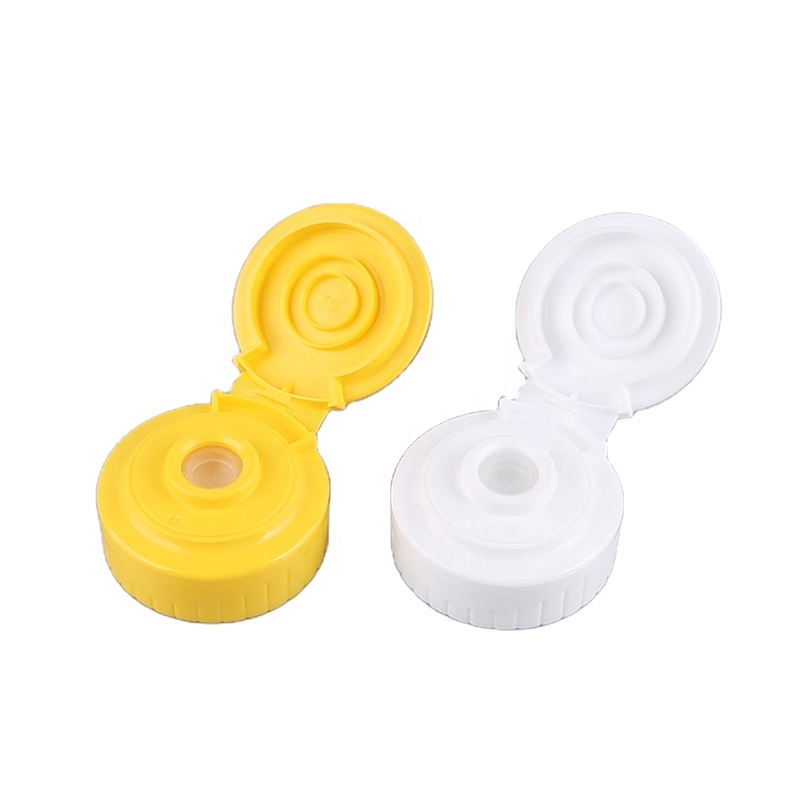 Top Quality Colorful Flip Top Cap Plastic Jam Cap Covers With 38mm Bottle Cap