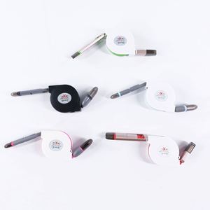 China Factory Custom Label 3.3 Feet Portable Retractable High Speed Fast Charger Type <b>USB</b> <b>Cable</b> Smart Mobile Phone <b>Charge</b> <b>Cable</b> - Product Image 1