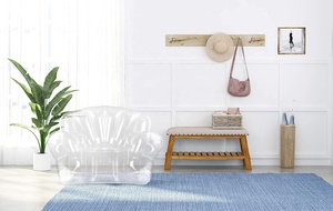 Tende con divano <span class=keywords><strong>letto</strong></span> gonfiabile in pvc <span class=keywords><strong>letto</strong></span> ad aria singolo <span class=keywords><strong>letto</strong></span> portatile mobili per camera da <span class=keywords><strong>letto</strong></span> - Product Image 3