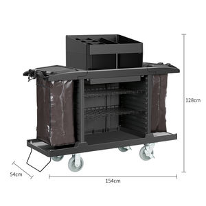 Chariot de ménage, chariot de service, chariot de nettoyage pour équipement de nettoyage 05116 - Product Image 3