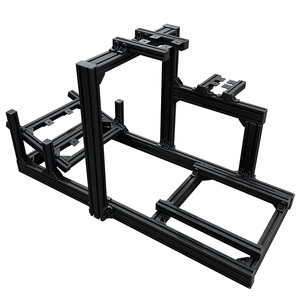 Chuyên nghiệp lái xe mô phỏng khung thực tế Sim đua buồng lái Chassis chuyển động Giàn Khoan tùy chọn nhôm tương thích Moza R5 bánh xe - Product Image 4