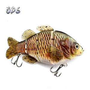 Señuelo <span class=keywords><strong>de</strong></span> Pesca Multiarticulado <span class=keywords><strong>de</strong></span> 13cm y 64g, Cebo Grande para Pesca en el Mar, Señuelo Realista para Lubina, Lucio y Musky, <span class=keywords><strong>con</strong></span> <span class=keywords><strong>Aletas</strong></span> Suaves <span class=keywords><strong>de</strong></span> PVC - Product Image 2