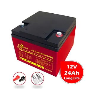 Batteria 12V 24Ah Gel Sunny batteria per utensili elettrici/UPS/sommergibili/escavatori/antifurto e GPS/Vs: Kijo/Leoch/Amy