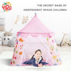 Princess Kid Play Tent House <span class=keywords><strong>Tela</strong></span> suave Actividad al aire libre Playhouse Portable Cartoon Toys Castle para niños - Product Image 3