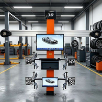 Machine d'alignement 3D à quatre roues pour voitures