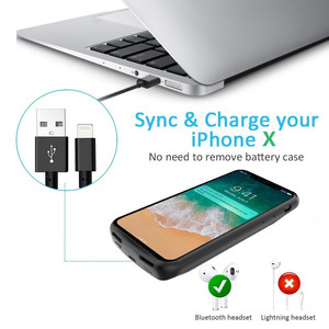 <span class=keywords><strong>Funda</strong></span> de batería de 6000mah para <span class=keywords><strong>iphone</strong></span> <span class=keywords><strong>X</strong></span> portátil energía carcasa para apple <span class=keywords><strong>X</strong></span> soporta función de audio - Product Image 2