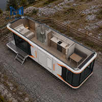 Fabricant de maisons en acier innovantes de type capsule spatiale, solutions de logement modernes portables et extensibles haut de gamme pour les hôtels