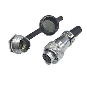 Connecteur aéronautique Xunlian WS16 rond 2-10 broches mâle nickelé étanche prise industrielle - Product Image 1