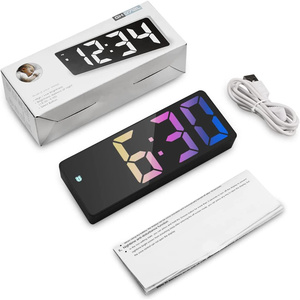Đồng Hồ Báo Thức Để Bàn Hiện Đại Màn Hình Kỹ Thuật Số LED Bán Trực Tiếp Từ Nhà Máy 2022 - Product Image 5