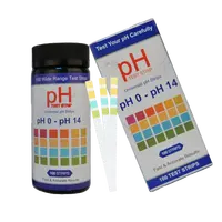 ユニバーサルpHテストストリップ0-14尿唾液および水pHテストストリップ