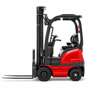 รถยกไฟฟ้าสี่ล้อ 1200 กก. 2000 กก. พร้อมเสาสูงและยางตัน - Product Image 1