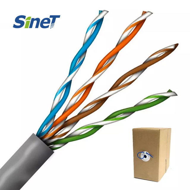 ETL Listed General Purpose CMG CM Rated Cat.5e Networking Bulk Cable With 4 PRS 24AWG 0.51mm Bare CU