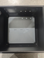Contenitore Elettrico per Quadri di Controllo, Scatola di Protezione Nera in Acciaio Laminato a Freddo Verniciato a Polvere, Alloggiamento Industriale