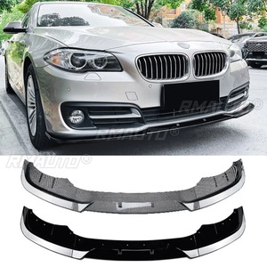 For BMW 5 Series F10 F11 LCI 2015-2017 Body Kit Front Bumper <b>Diffuser</b> Front Lip Spoiler Splitter Protector <b>Car</b> Accessories - Product Image 1