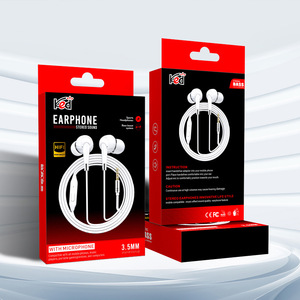 Reciclável eletrônico embalagem caixa impressa logotipo fones de ouvido papel caixas para armazenamento ecológico eletrônica - Product Image 2