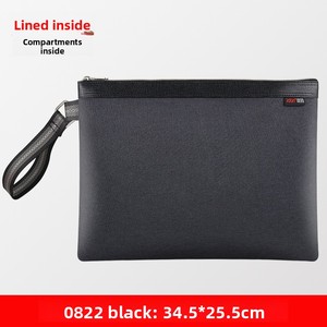 Không thấm nước dày A4 tài liệu Túi Oxford vải Vải tập tin túi nhiều ngăn dây kéo tùy chỉnh PP thư mục cầm tay dữ liệu - Product Image 6