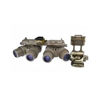 QCNV GPNVG18 FOM2200+ Tube intensificateur d'image IIT P45/P43 Phosphore blanc/vert Autogate Quatre yeux GEN 3 Lunettes de vision nocturne