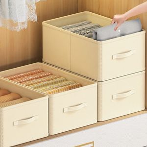 Clothing Organizer Storage Box Rectangle Thickened With Compartments For Dormitory Clothes And Pants - Product Image 1