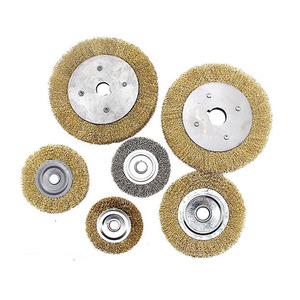<span class=keywords><strong>Brosse</strong></span> métallique transfrontalière à tige hexagonale en acier à haute teneur en carbone, à manche en <span class=keywords><strong>bois</strong></span>, électrique, en forme de bol, multi-diamètres, <span class=keywords><strong>pour</strong></span> dérouillage et polissage - Product Image 6