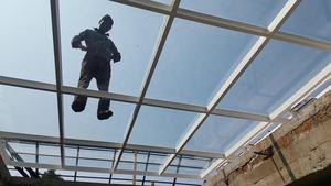 Alüminyum cam sanal havalandırma piramit yapay çatı tavan penceresi pencere sertleştirilmiş lamine cam çatı panelleri - Product Image 4