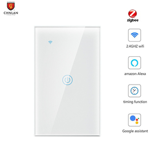 ユニバーサルバージョン シングルライブ US規格 Tuyaスマート Zigbeeタッチライトスイッチ 1/2/<span class=keywords><strong>3</strong></span>連壁掛け Zigbeeライトスイッチ - Product Image 3