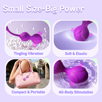 SEXBAY APP Fernbedienungsvibrations-Ei für Frauen, USB-Aufladbares Klitoris-G-Punkt-Massagegerät, Wasserdichtes Erwachsenen-Sexspielzeug