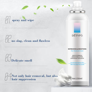 <span class=keywords><strong>Mousse</strong></span> <span class=keywords><strong>dépilatoire</strong></span> bio à base de plantes de haute qualité, crème, lotion, spray naturel pour hommes, épilation corporelle - Product Image 4