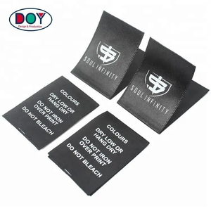 Suministro directo de fábrica Logotipo impreso personalizado Ropa Satén Etiquetas de cuidado Etiquetas con instrucciones de lavado - Product Image 6
