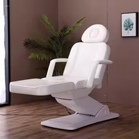 Salon de haute qualité meubles de beauté table de massage électrique lit de cils du visage avec 3 moteurs CE chaise de tatouage réglable lit de beauté