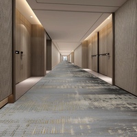 Moquette numérique moderne à motifs imprimés en nylon 6 HD pour projets de revêtements de sol de hall d'hôtel, de bureau et d'ascenseur