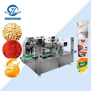 1 Kg Packaging Milk Polvo Wheat Flour Powder Weight 1000G Automatic Pre-made Bag Zipper Stand Up Pouch Packing Machine